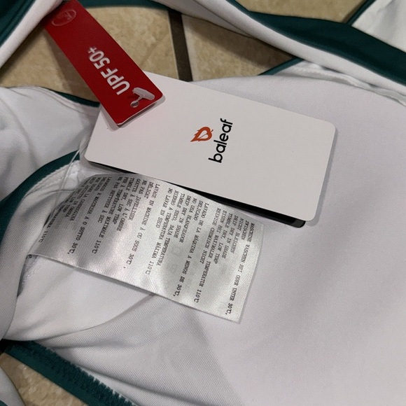 BALEAF Women's athletic cross back swim top size 38 - Picture 5 of 8